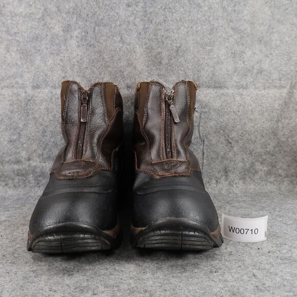 Coleman Shoes Men 9 Boots Winter Snow Insulated Leather Waterproof Anthony Brown - Picture 4 of 15